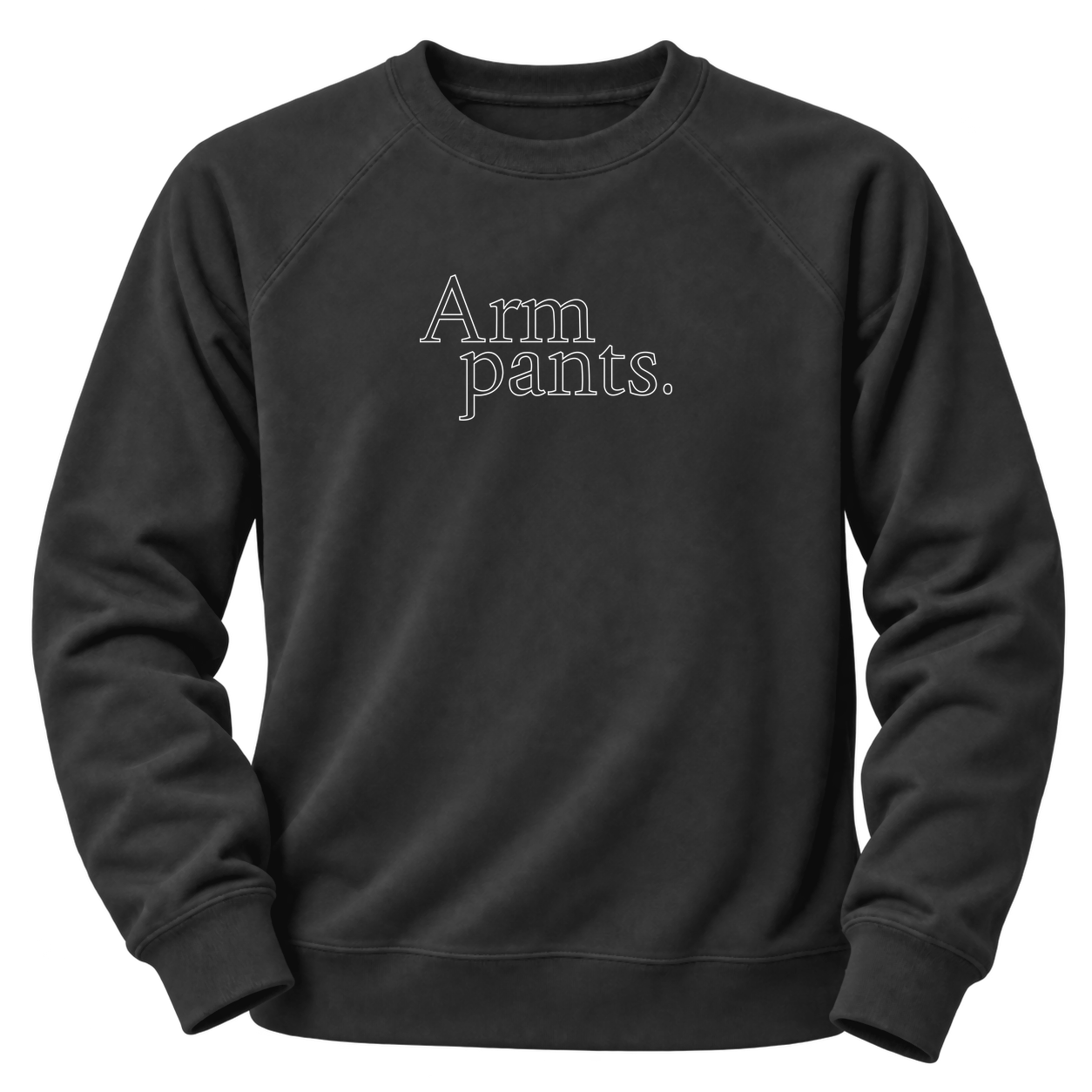 Charcoal lightweight Armpants sweatshirt