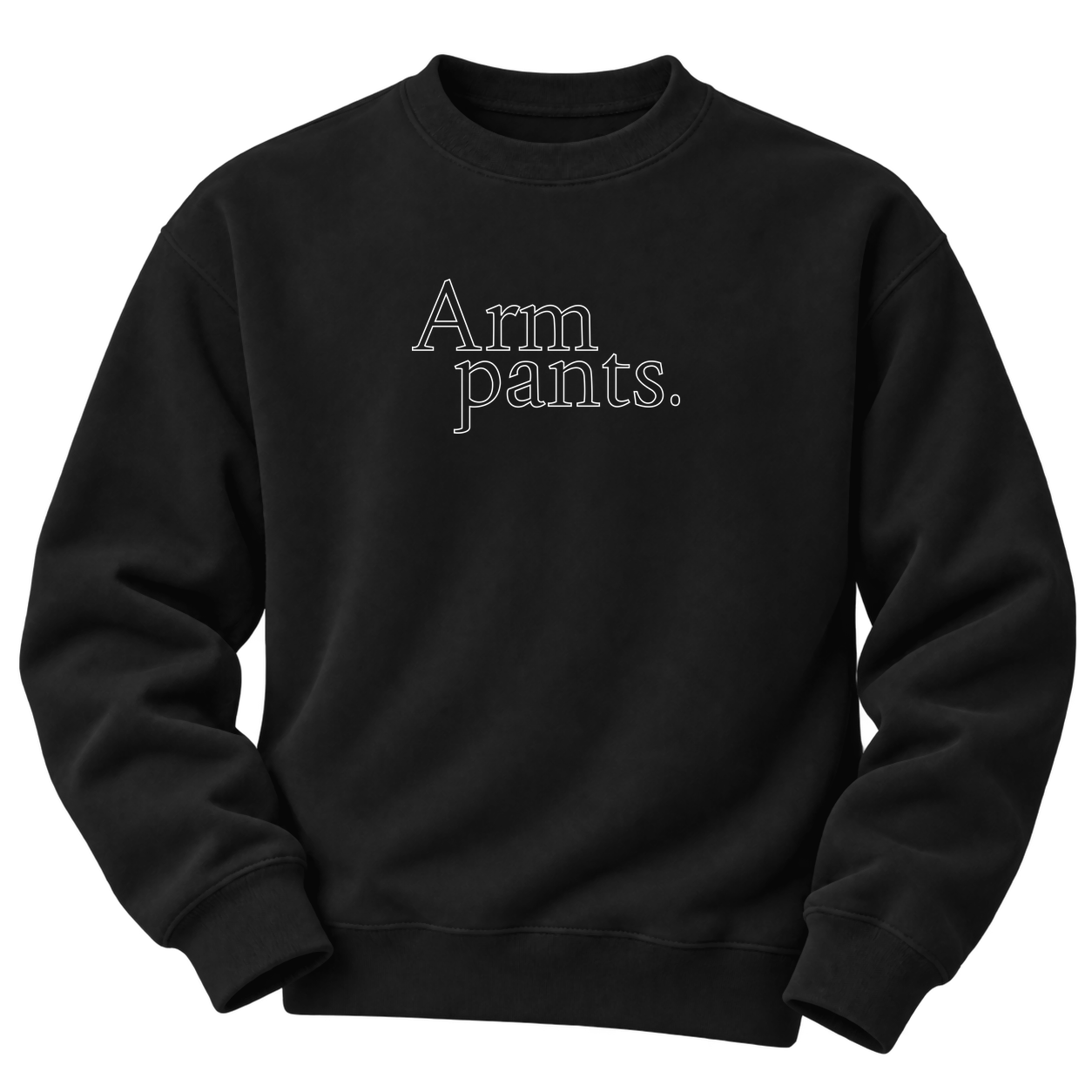 Black midweight Armpants sweatshirt