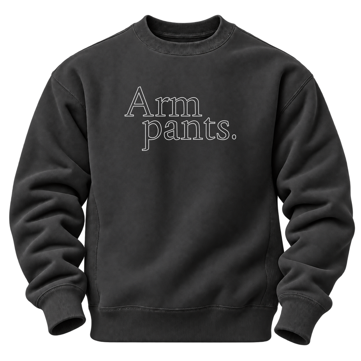 Charcoal heavyweight Armpants sweatshirt