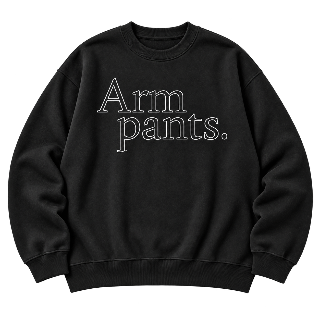 Black heavyweight Armpants sweatshirt